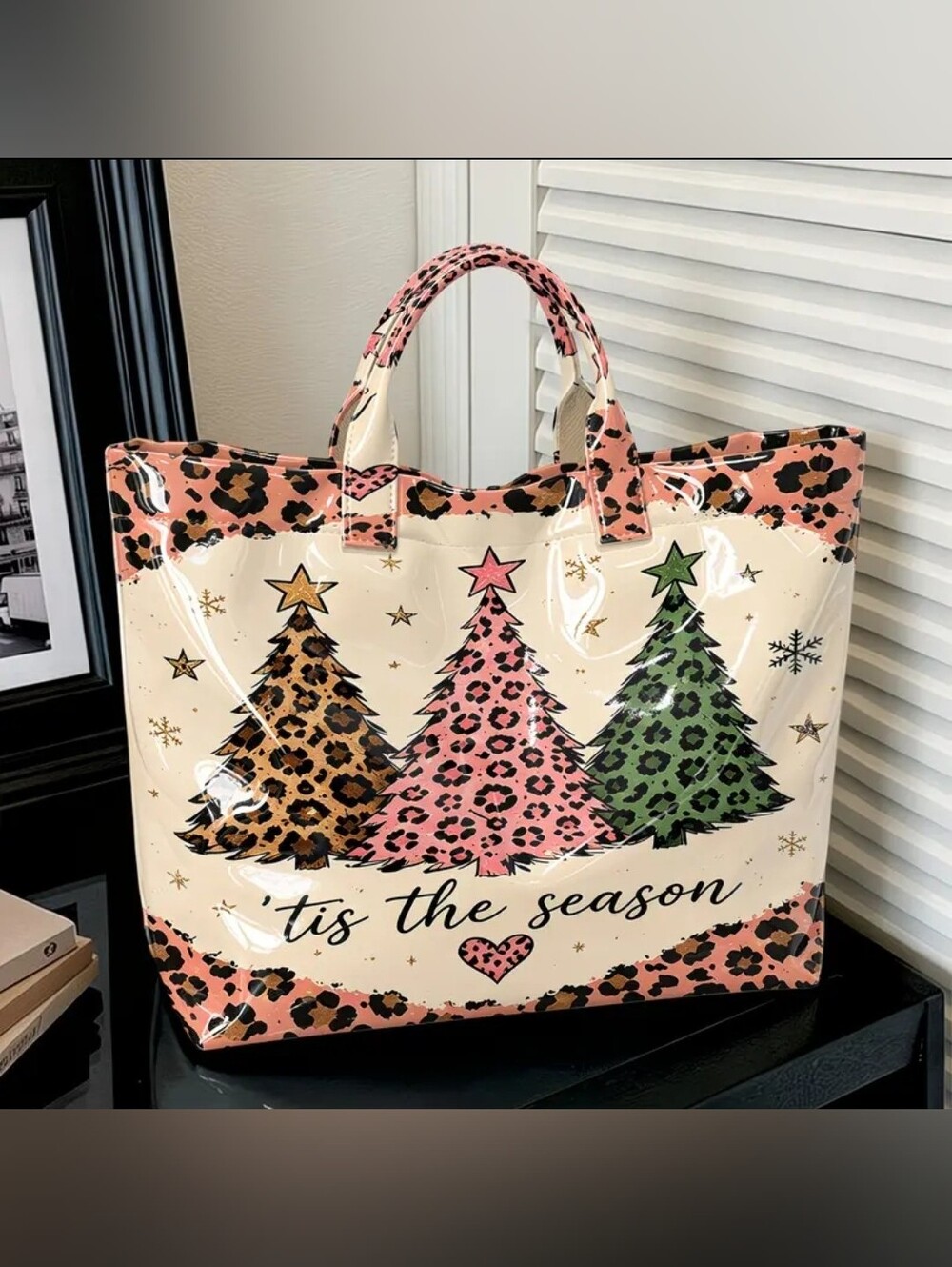 Holiday "TIS THE SEASON" Daily Commute Semi-Gloss Tote Bag